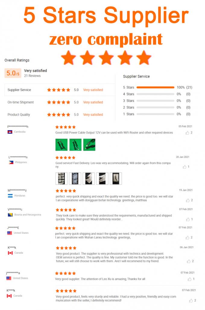 Schraubverriegelungsstange Männlich auf weiblich Panel Mount USB 3.0 Typ B Druckerverlängerungskabel 7
