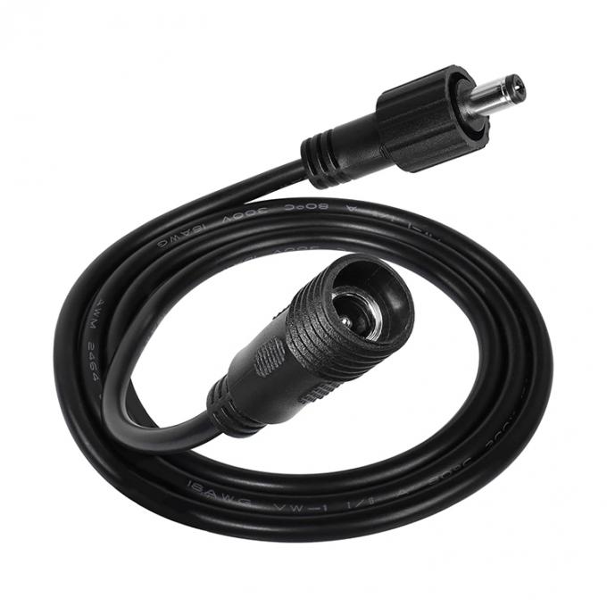 Wasserdicht Männlich-Fraulich DC Jack 5,5x2,1 mm 5,5x2,5 mm 3,5x1,35 mm Stromverlängerungskabel für LED-Licht 0