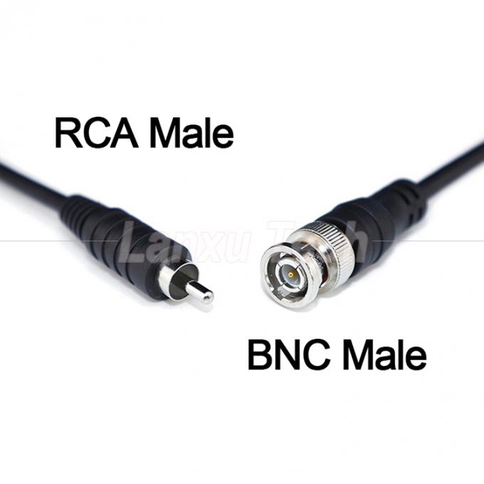 BNC Männlich zu RCA Männlich AV-Verlängerungskabel für CCTV-Kamera 1