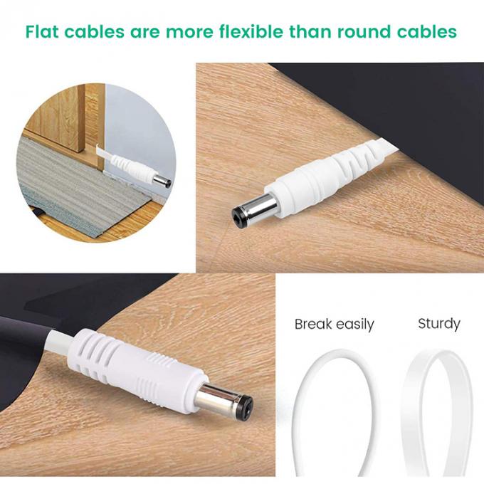 1m 3m 5m 12V Männlich zu Männlich weiblich Flat DC 5.5x2.1mm 5.5x2.5mm 3.5x1.35mm Fass Jack Stromverlängerungskabel für CCTV-Kamera LED 6