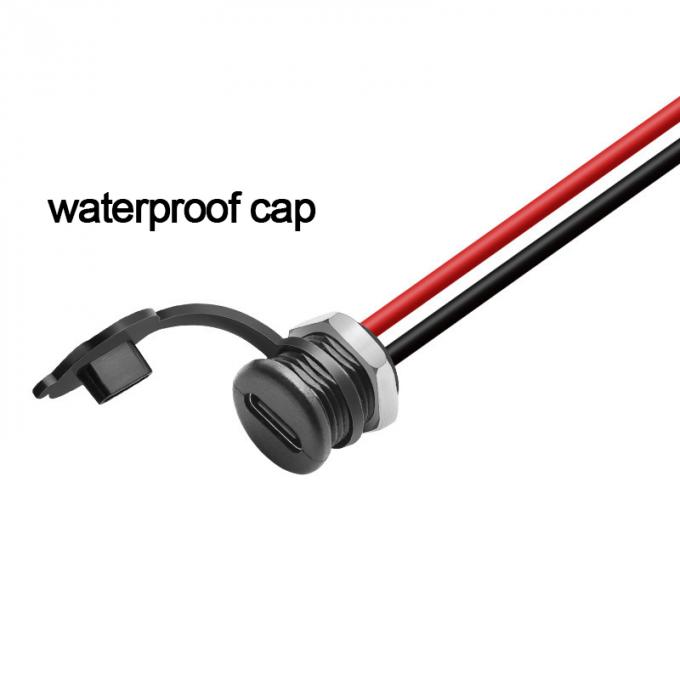 IP67 IP68 Wasserdichte Kappe USB Typ C Weibliche Steckdose zu 2 Pins PH 2.0 XH 2.54 SH1.0 VH ZH MX-Anschlusskabel 2