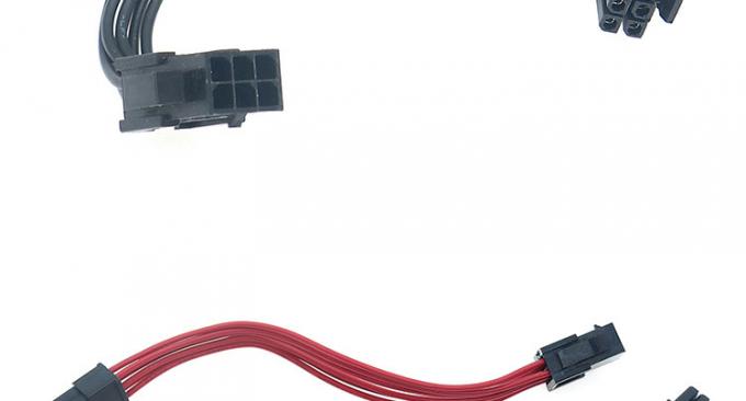 Nachgebildetes Männliches zu Weibliches 4 6 8 Pin Molex Micro Fit 3.0 Steckgurtkabel 4