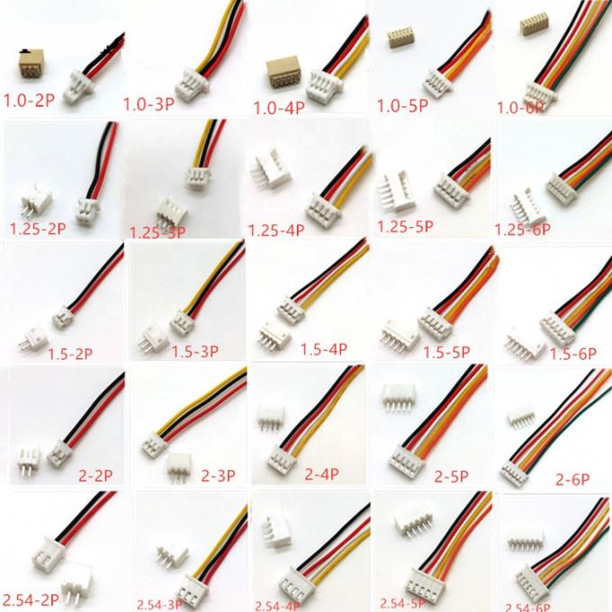 Anpassung von Drahtgurt Molex JST PH XH SH 2p 3p 4p 5p 6p 7p 8p 9p 10p Verbindungskabel 0