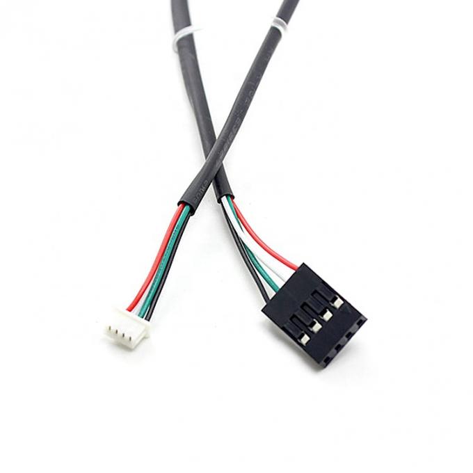 Custom 4 Pin Dupont 2,54 mm bis Molex 1,25 mm Pitch Connector Drahtgurt Montage Kabel 0