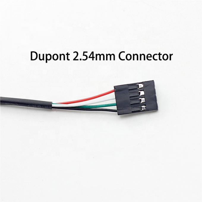Custom 4 Pin Dupont 2,54 mm bis Molex 1,25 mm Pitch Connector Drahtgurt Montage Kabel 1