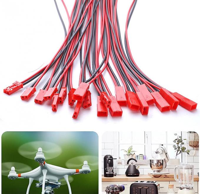 22AWG Männlich weiblich 2 PIN JST SYP RCY Steckeranschluss zum nackten Ende Pigtail Draht Blei Kabel Gurt für LED-Bandbatterie 4