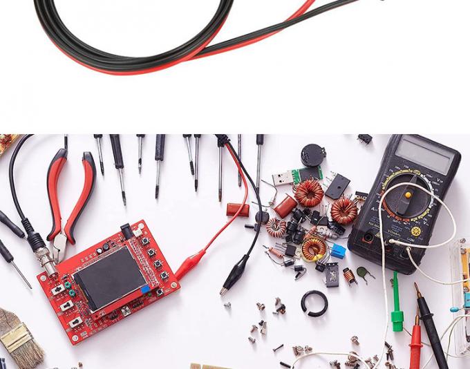 Krokodil Alligator Clip zum Bananen Stecker Test Blei Drahtkabel für Multimeter-Schaltung 5