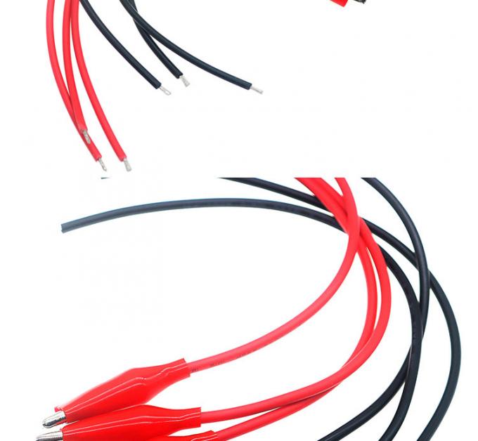 12V Rot-Schwarz-Alligator-Clips-Batteriekabel 1