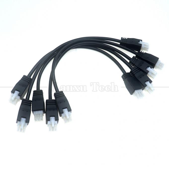 Anpassung übergeformte männliche zu männlichen weiblichen 6 Pin 2451350620 Molex Mini-Fit 4,2 mm Pitch Connector Montage Kabel 6