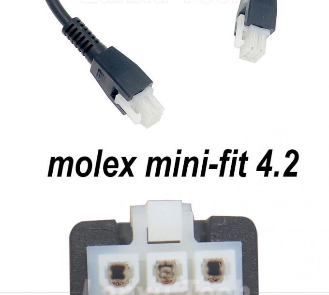 Anpassung übergeformte männliche zu männlichen weiblichen 6 Pin 2451350620 Molex Mini-Fit 4,2 mm Pitch Connector Montage Kabel 2