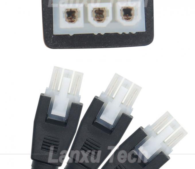 Anpassung übergeformte männliche zu männlichen weiblichen 6 Pin 2451350620 Molex Mini-Fit 4,2 mm Pitch Connector Montage Kabel 3