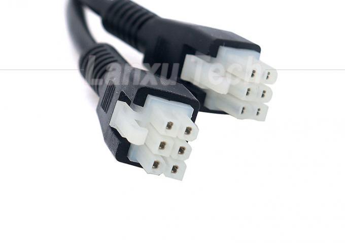 Anpassung übergeformte männliche zu männlichen weiblichen 6 Pin 2451350620 Molex Mini-Fit 4,2 mm Pitch Connector Montage Kabel 5