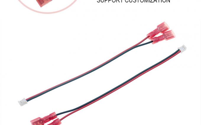 Custom JST PH SH ZH XH MX 2 3 4 5 6 7 8 Steckverbinder zum 6,3 mm Spade-Terminalkabel 1