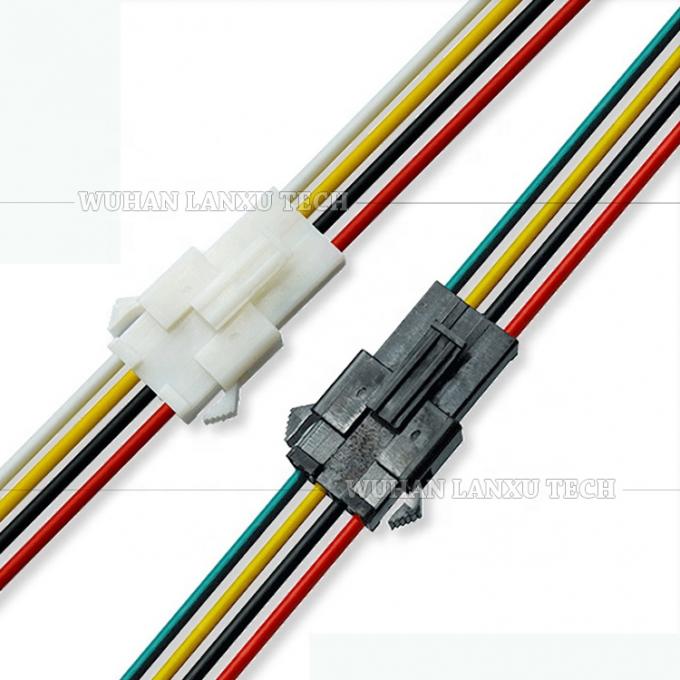 2 3 4 Pin SM 2,54 mm Stecker Männlich-Frauen-Steckdose Montage-Kabel für GPS-LED-Licht 0