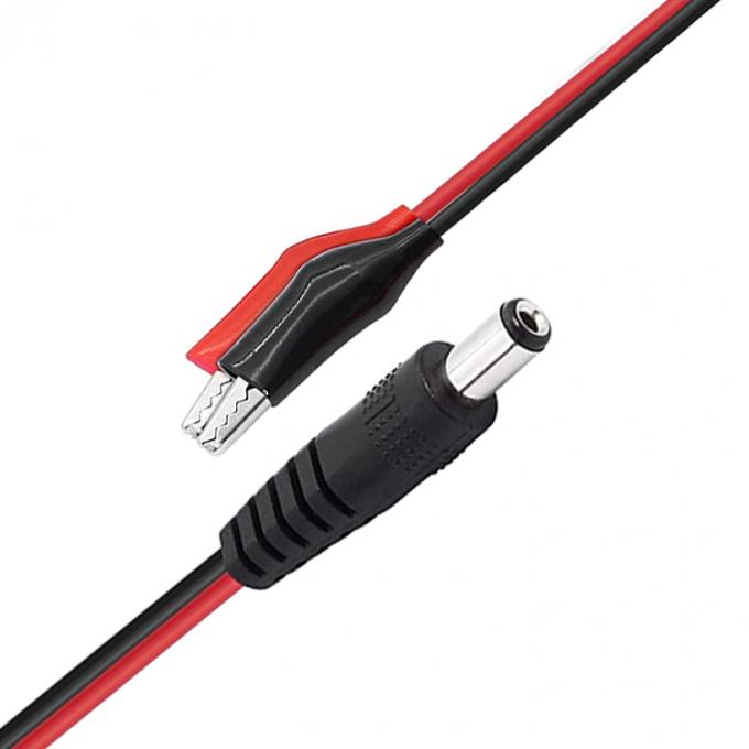 2.1mmx5.5mm 12V Gleichspannung für Männliche Stecker und Alligator Clip-Stromkabelanschlüsse für CCTV-Beleuchtung 1