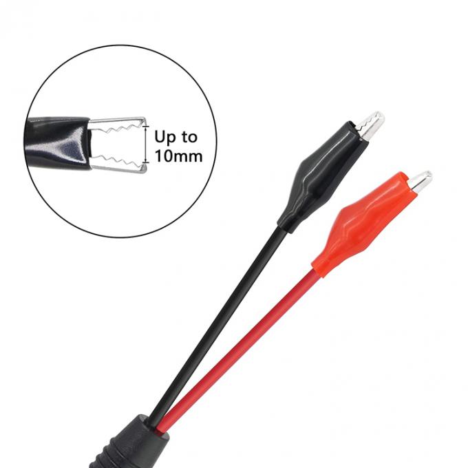 2.1mmx5.5mm 12V Gleichspannung für Männliche Stecker und Alligator Clip-Stromkabelanschlüsse für CCTV-Beleuchtung 4