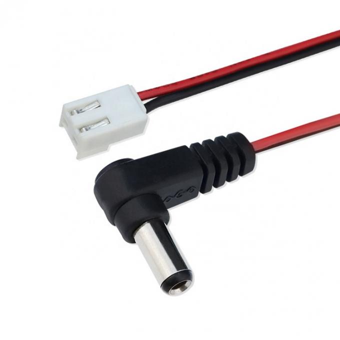 Custom OEM DC Barrel Jack zu JST XH 2 Pin 2,54 Pitch Power Kabel 3