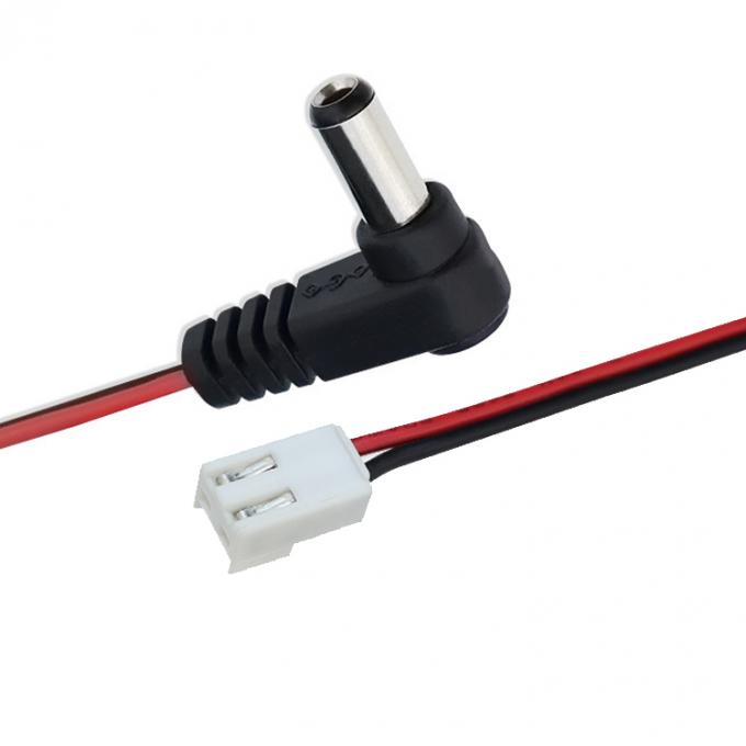 Custom OEM DC Barrel Jack zu JST XH 2 Pin 2,54 Pitch Power Kabel 4