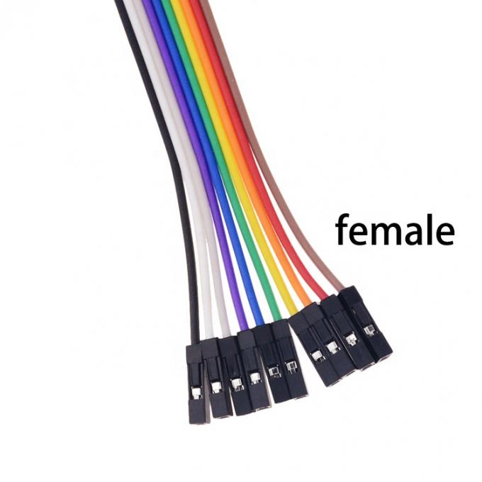 10 Pin Alligator Clip für weibliche Dupont Breadboard Test Blei Jumper Drähte für Raspbrry Pi 1