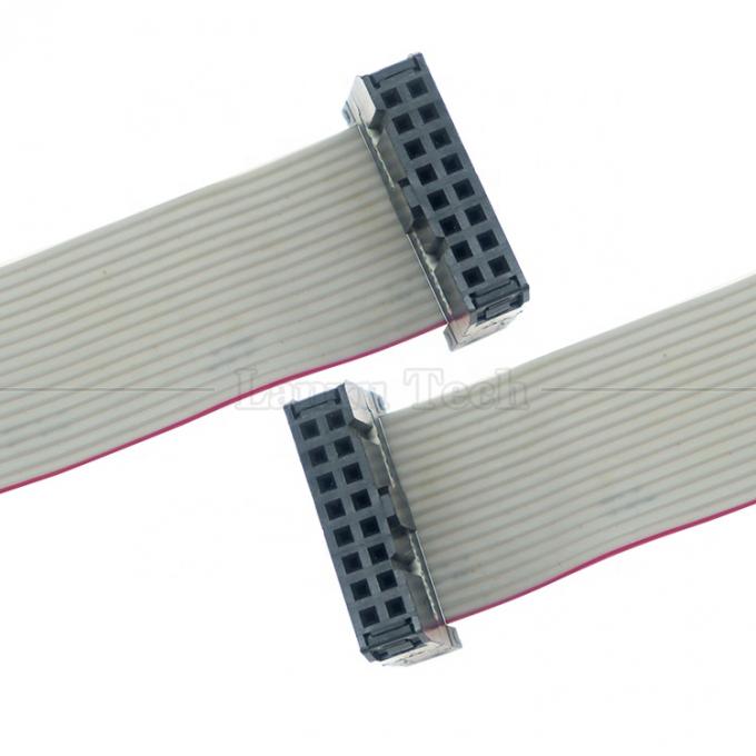 Weiblich zu weiblich 16 PIN 1,27mm Pitch IDC 2,54mm Stecker GPIO Graue Flachbanddrahtkabel für Festplatten CD Raspberry Pi 0