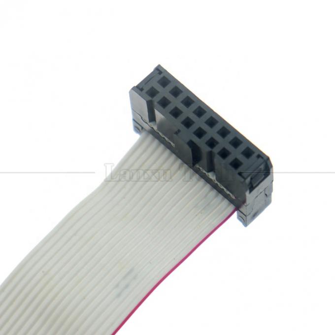 Weiblich zu weiblich 16 PIN 1,27mm Pitch IDC 2,54mm Stecker GPIO Graue Flachbanddrahtkabel für Festplatten CD Raspberry Pi 2