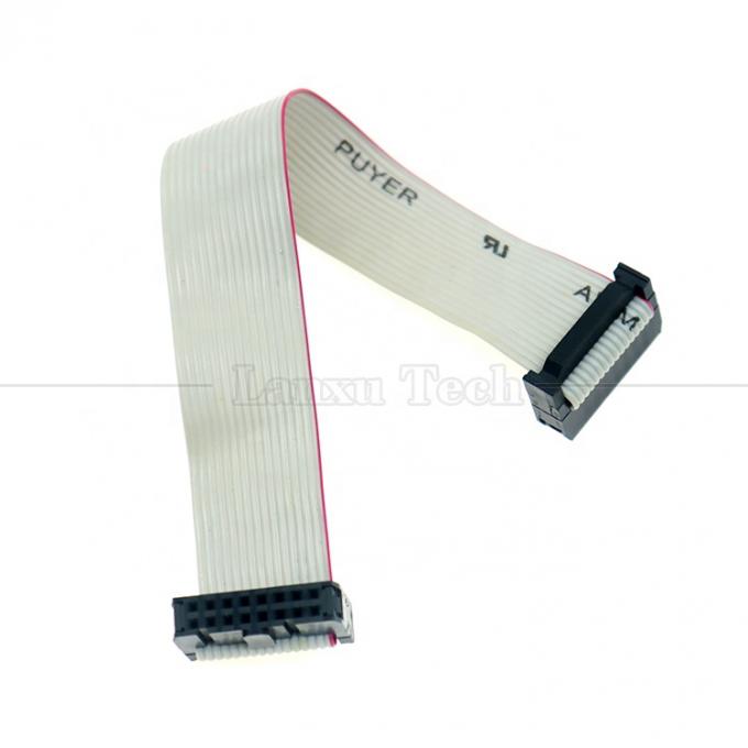 Weiblich zu weiblich 16 PIN 1,27mm Pitch IDC 2,54mm Stecker GPIO Graue Flachbanddrahtkabel für Festplatten CD Raspberry Pi 4