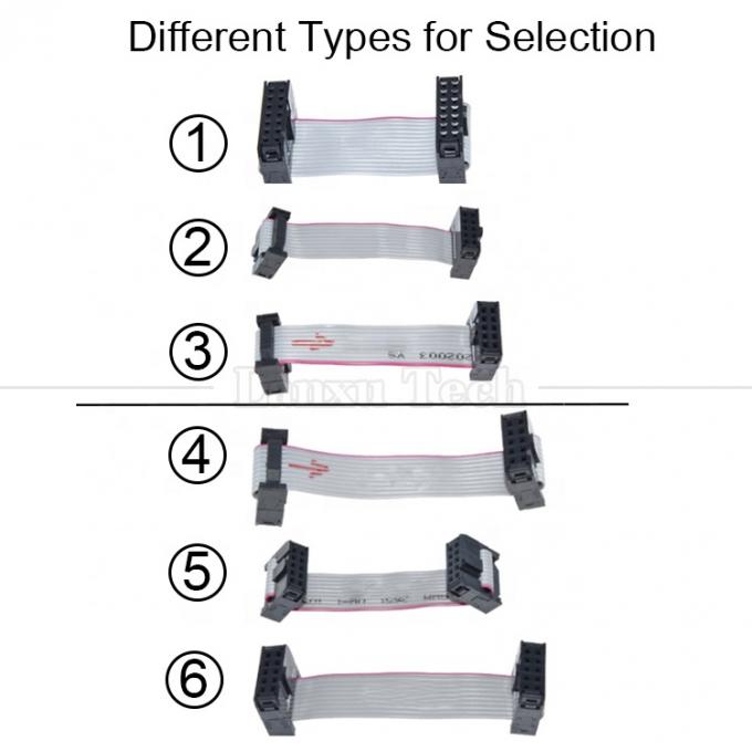 4 bis 80 10 16 18 20 30 40 50 60 64 PIN 1,27 mm Tonhöhe FCC IDC 2,54 mm Steckverbinder Flat Ribbon Kabel 2