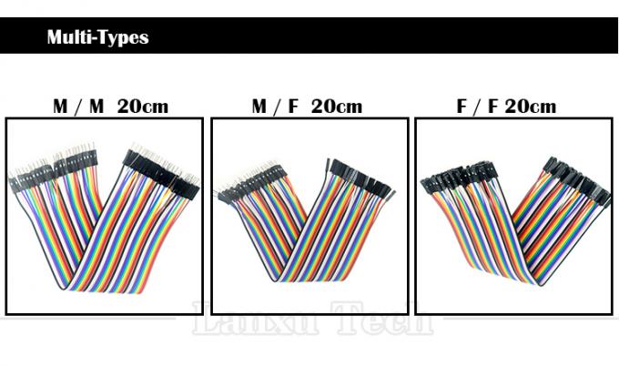 40 PIN Männlich zu weiblich Dupont-Anschluss Breadboard Jumper Draht GPIO Kabel für Arduino 0