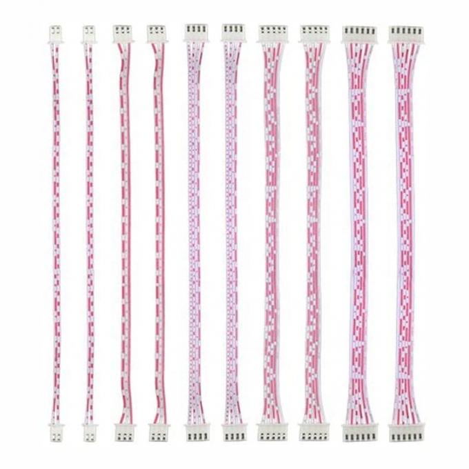 Anpassung 2 3 4 5 6 7 8 Pin JST XH 2,54 mm Pitch Connector Flat Ribbon Kabel 1