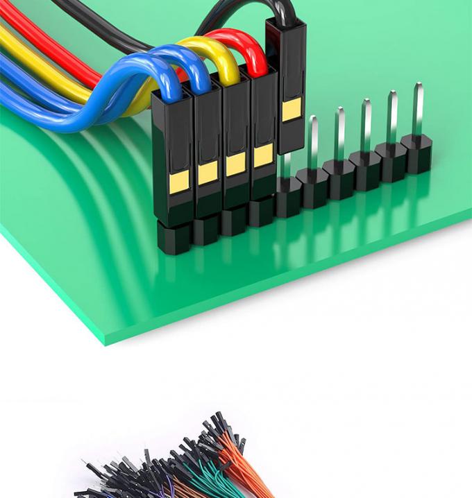 Männlich zu Männlich weiblich zu weiblich 2.54mm 1 Pin Dupont Connector Schweißlos Brotbrett Jumper Draht für Arduino 5