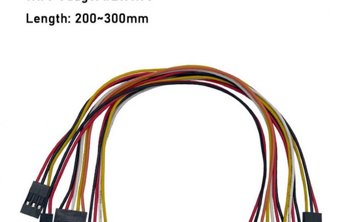 2p 3p 4p 5p 6p 7p 8p 9p 10p Weiblich zu weiblich 2.54mm Dupont-Verbindungsband Sprungdraht 1