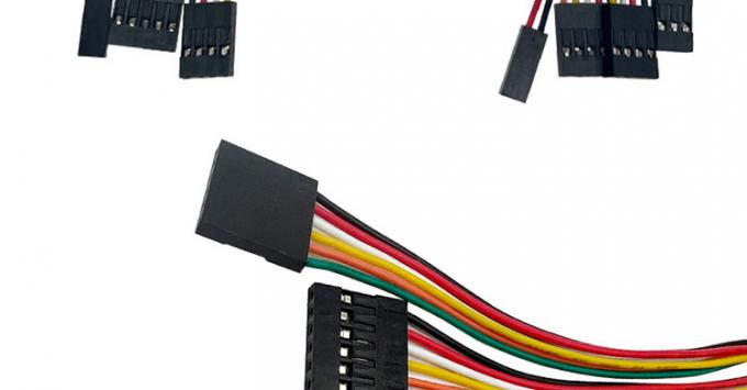 2p 3p 4p 5p 6p 7p 8p 9p 10p Weiblich zu weiblich 2.54mm Dupont-Verbindungsband Sprungdraht 2