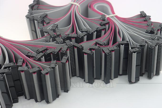 6 8 10 12 14 16 18 20 24 26 30 32 34 40 50 60 64 PIN 1,27 mm Abstand IDC 2,54 mm 2,0 mm Stecker Grauer Flachbanddrahtkabel 2