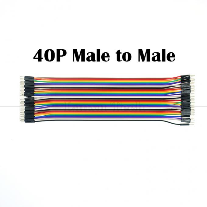 40 PIN Männlich zu Männlich 2,54 mm Dupont Breadboard GPIO Raspberry Pi Jumper Wire 4