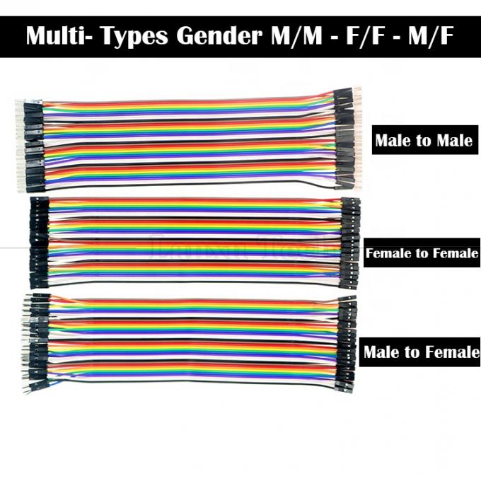 40 PIN Männlich zu weiblich Dupont-Anschluss Breadboard Jumper Draht GPIO Kabel für Arduino 1
