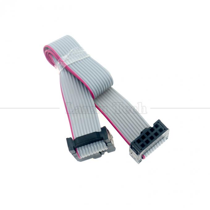 Weiblich auf weiblich 10 PIN 1,27mm Pitch IDC 2,54mm Steckverbinder GPIO Graue Flachbanddrahtkabel für Festplatten CD Raspberry Pi 3