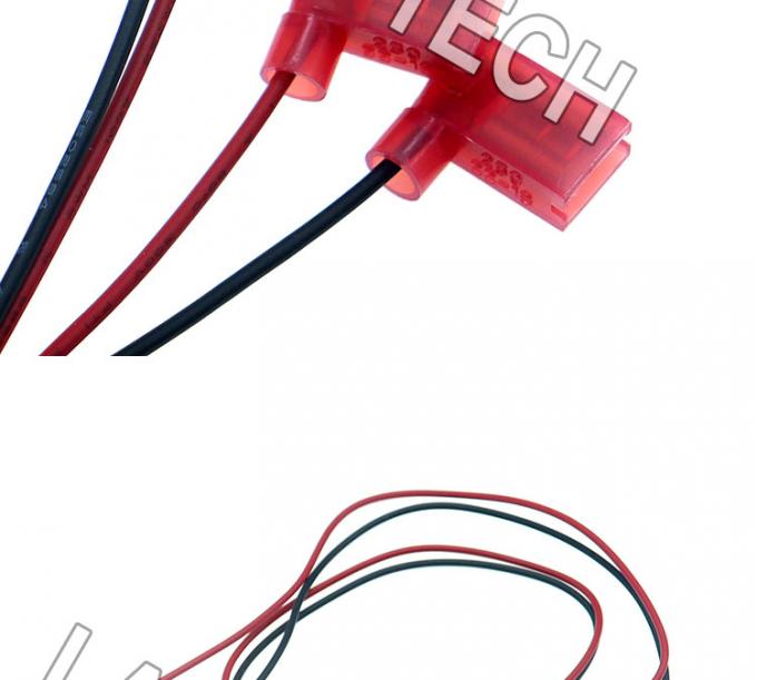 VH 2P 3.96mm Schwung auf 90 Grad Winkel 6.3 Spade Connector Montage Kabel Draht Gurt 2