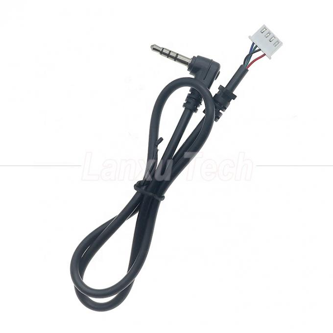 OEM-Anpassung 90 Grad Winkel 4 Pole 3,5 mm TRRS Audio Stereo Jack zu JST XH PH SH VH MX Steckkabel 1