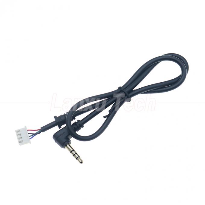 OEM-Anpassung 90 Grad Winkel 4 Pole 3,5 mm TRRS Audio Stereo Jack zu JST XH PH SH VH MX Steckkabel 3
