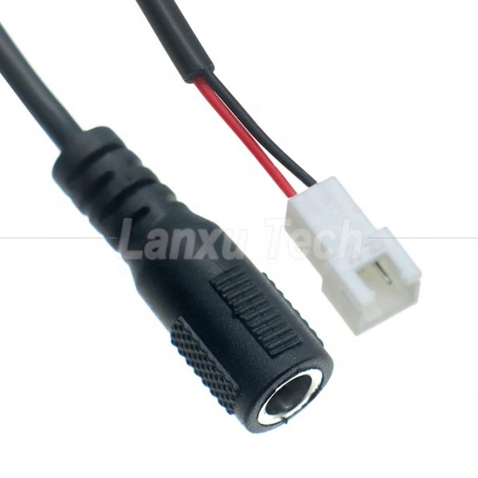 OEM-Anpassung DC weibliche 5,5x2,1mm Fass Jack zu JST 2 PIN XH 2,54mm Pitch weibliche Stecker Kabel 1