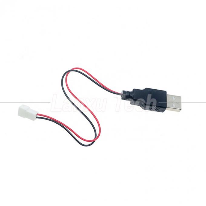 USB Typ A Männlich bis JST XH 2.54 Pitch 2 Pin Weibliches Steckdose-Kabel 3