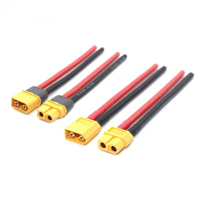 12AWG 16AWG 100mm 150mm 200mm XT30U XT60 XT60H XT90 Stecker Männlich Weiblich zu nackten Drähten Endkabelgurt für Fpv-Motorbatterie 1