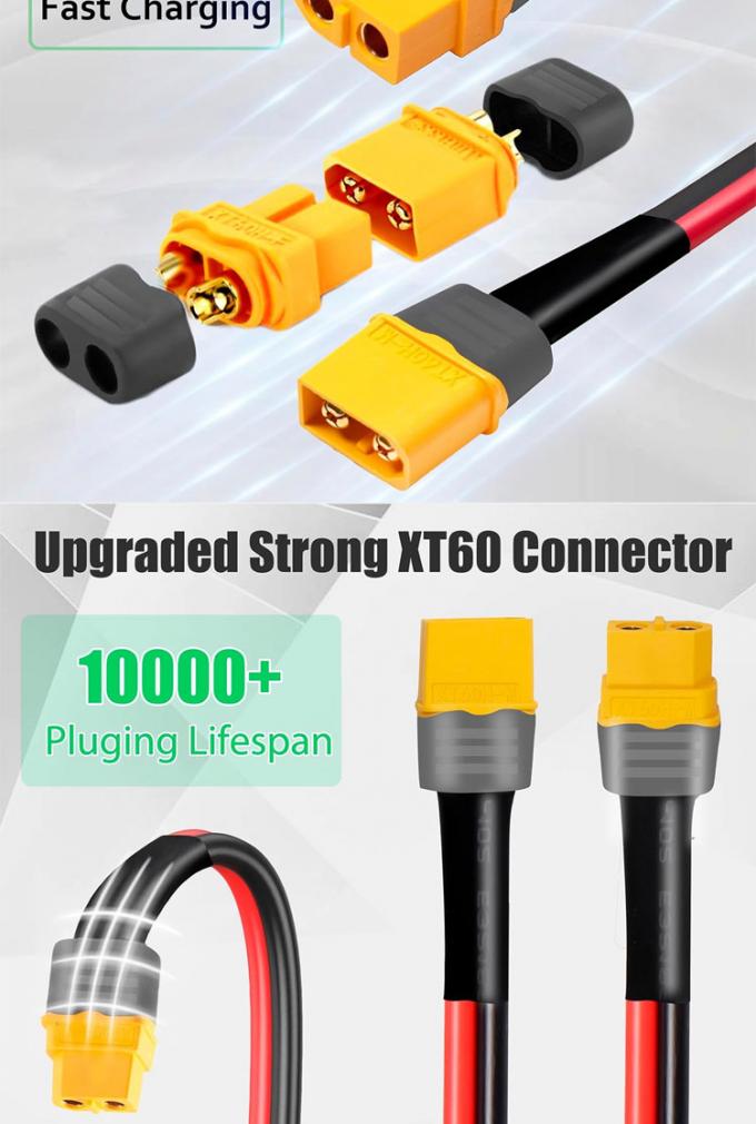 10AWG 12AWG Männlich auf weiblich XT60 XT60H Anschlussverlängerung Adapterkabel für RC-Batteriekraftwerk Solarpanel 3