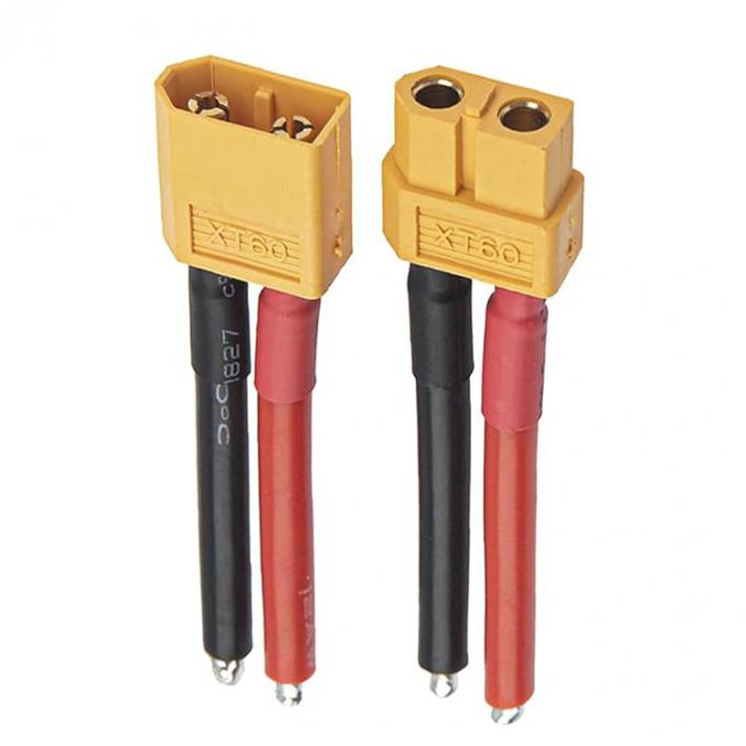 Hochwertiges XT60 Männliches weibliches Steckverbinder 12AWG Siliziumdrahtbleitverlängerungskabel für RC Lipo Batterie FPV Renndrohne 4