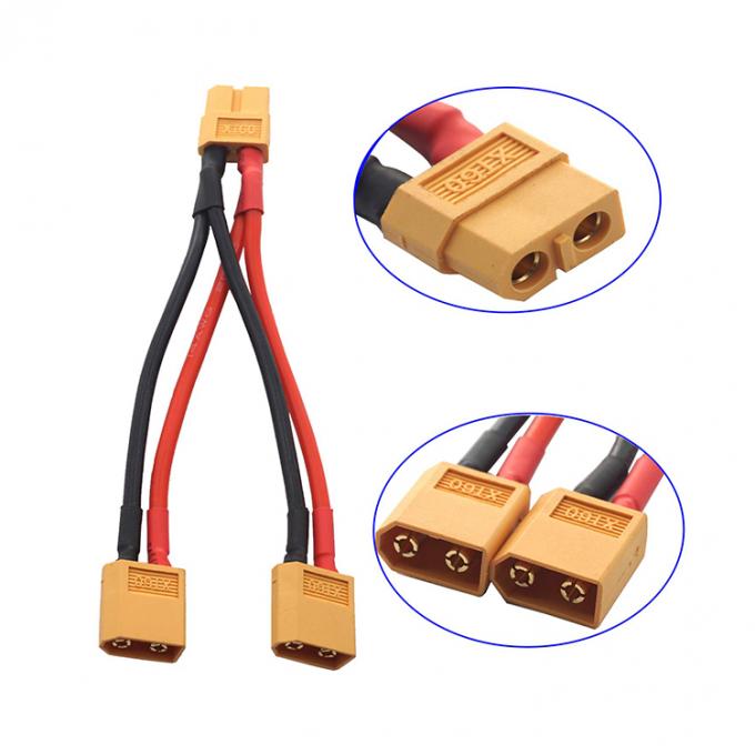 14AWG XT60 1 Weiblich-Männlich-Y-Splitter-Verlängerungskabel für RC-Lipo-Batterie 1