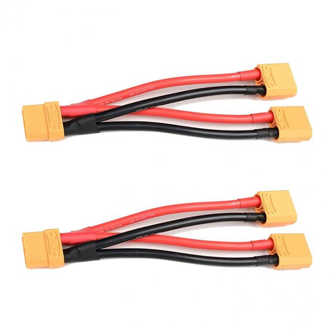 14AWG XT60 1 Weiblich-Männlich-Y-Splitter-Verlängerungskabel für RC-Lipo-Batterie 4