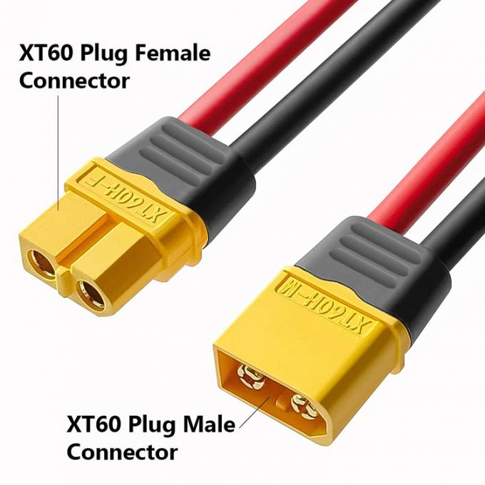 12AWG 100mm 150mm Siliziumdraht XT60 XT60H XT60U Anschluss Männlich-Weiblich Hülle Gehäuse Steckerkabel für Batterie FPV 0