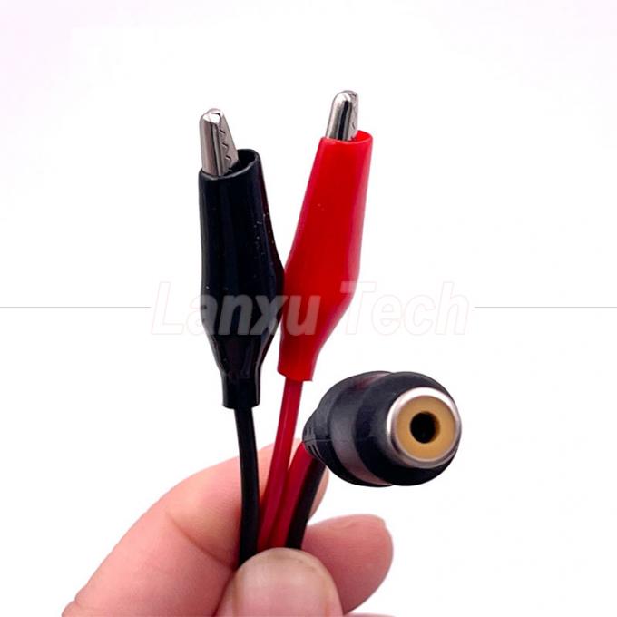 RCA-Frauen-AV-Alligator-Clips-Kabel für Lautsprecher 3