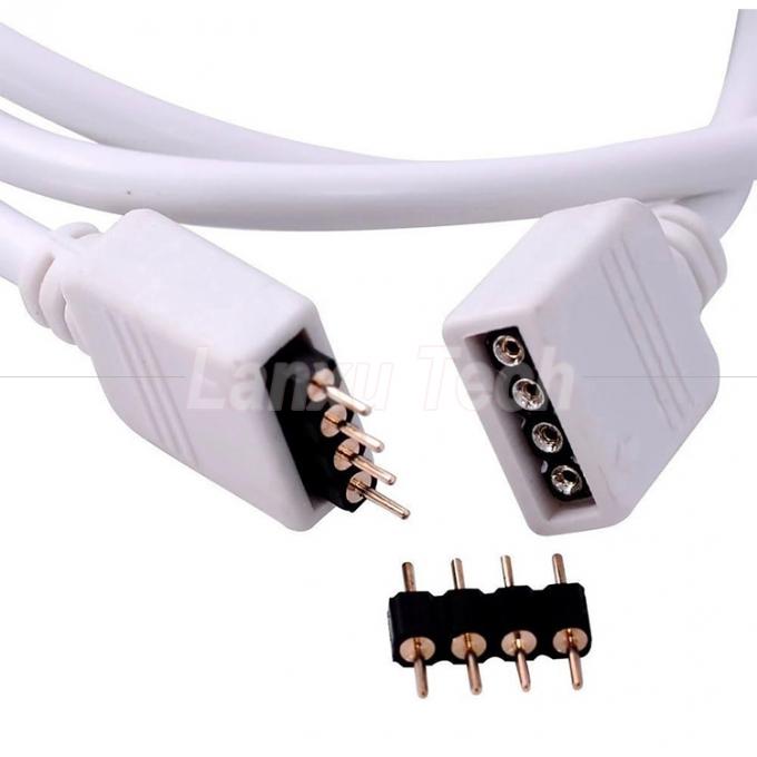 Weiblich auf weiblich 4 Pins RGB Steckerverbindung Verlängerungskabel für 5050 3528 2835 LED Streifenlicht 5