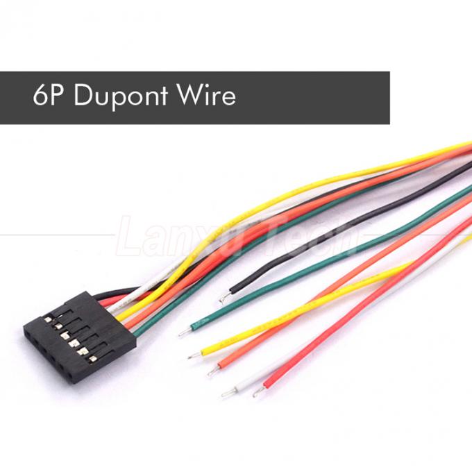 10cm 20cm 30cm 50cm 2 Pin 3 4 5 6 8 10 Pin Dupont 2,54mm Steckerkabel Sprungdrahtgurt 6